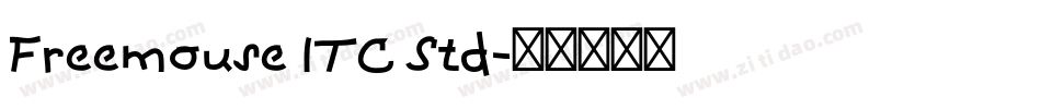 Freemouse ITC Std字体转换